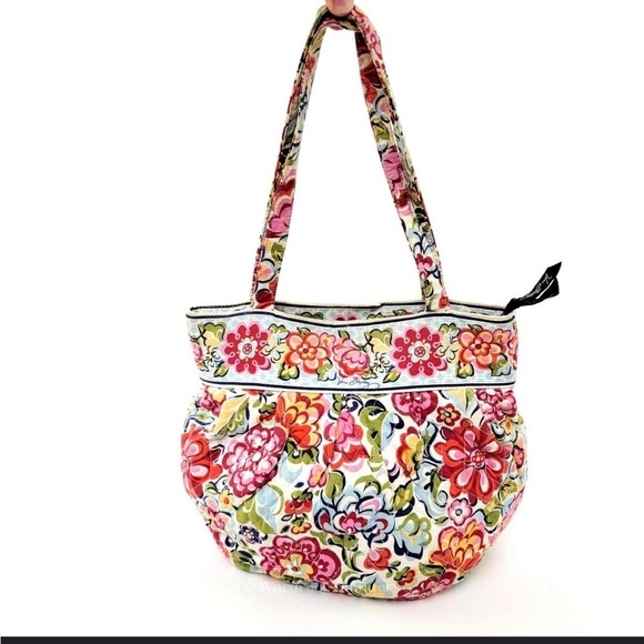 Vera Bradley Handbags - Vera Bradley Shoulder Bag Hope Flowers
